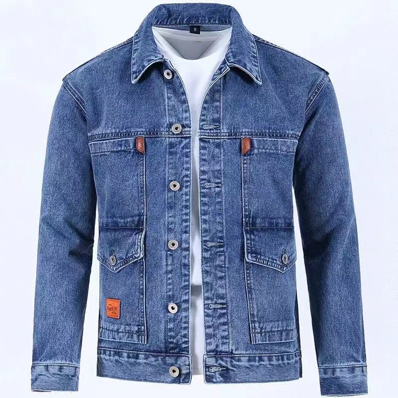 Mens Fashion Denim Jacket - 2023 primavera y otoño nueva tendencia