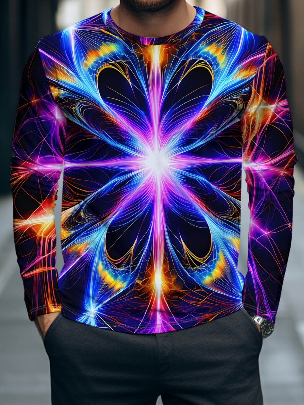 Mens Fashion Top - Camiseta Deportiva Casual para Hombre con