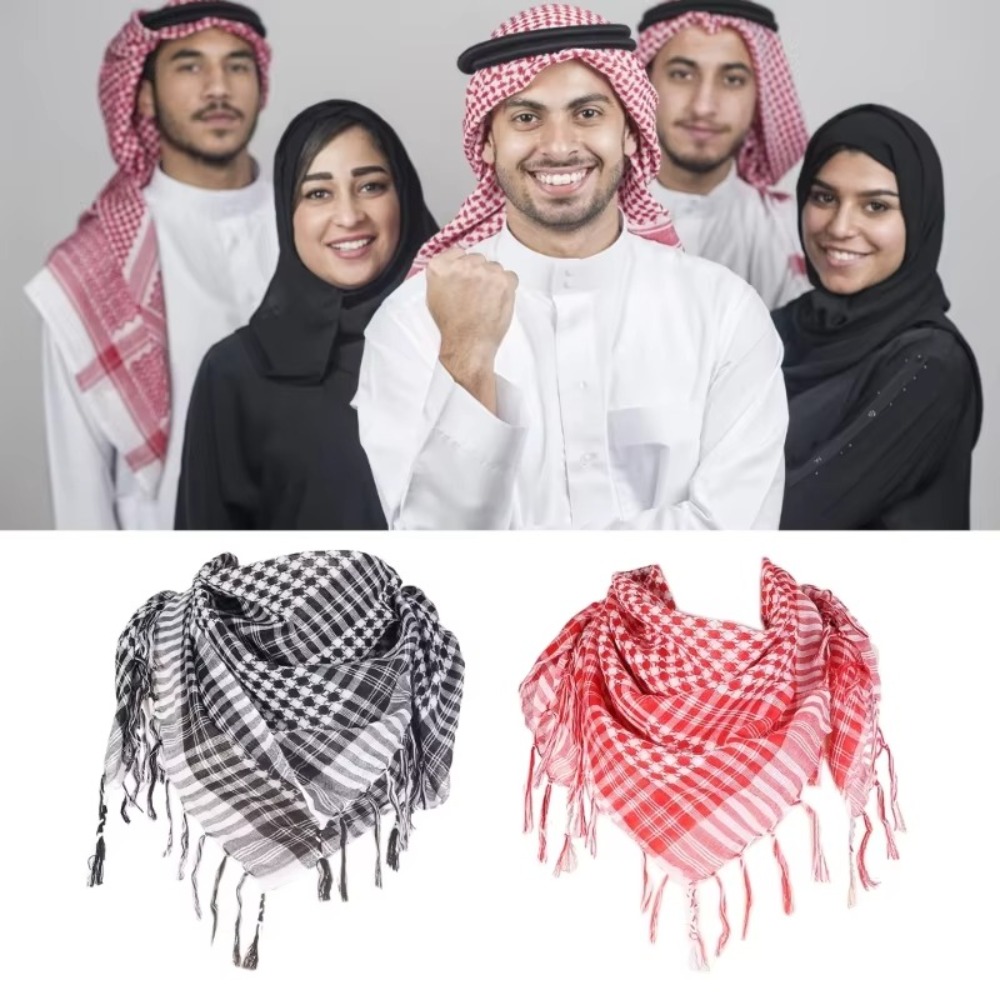 Men'S Fashion Head Scarf - Pañuelo Árabe Grande, Shemagh Árabe con