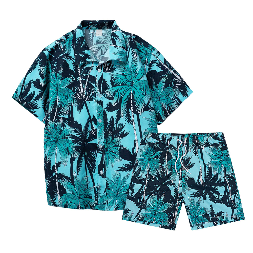 Mens Fashion Clothes - Conjunto de Camisa y Pantalones Cortos