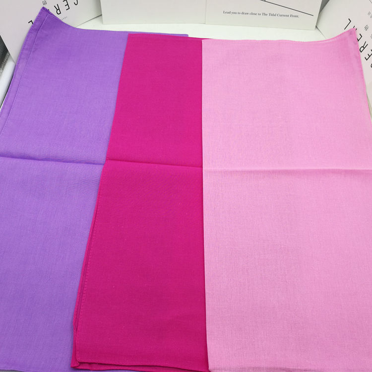 Men'S Fashion Head Scarf - Turbante de algodón de color puro