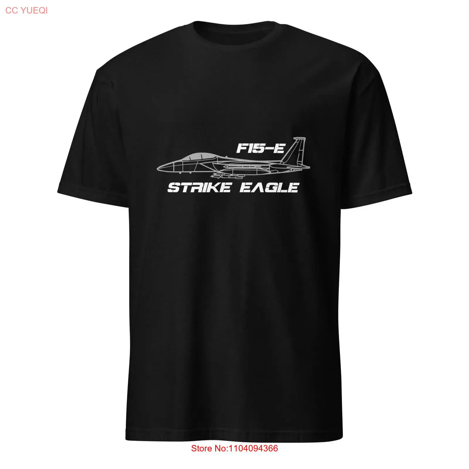 Military Shirt Men - Camiseta F 15E Strike Eagle, moderna,