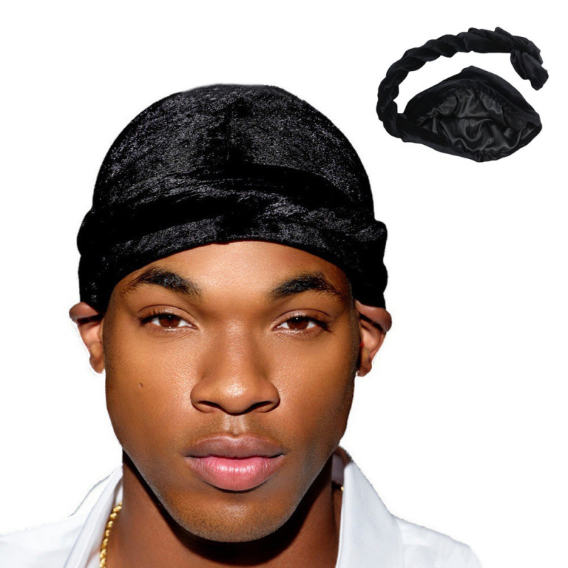 Men'S Fashion Head Scarf - Pañuelo para la cabeza de terciopelo