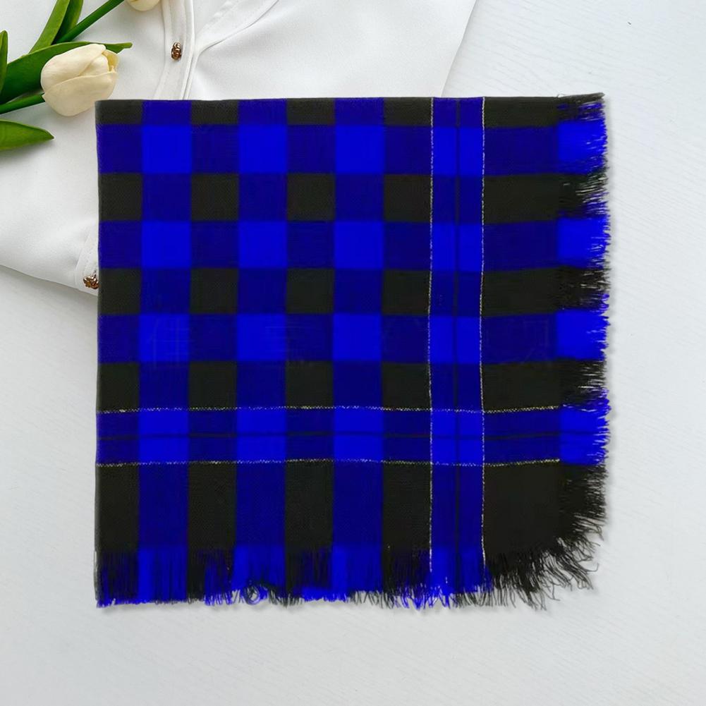 Men'S Fashion Head Scarf - Chal de lana suave, bufanda cuadrada