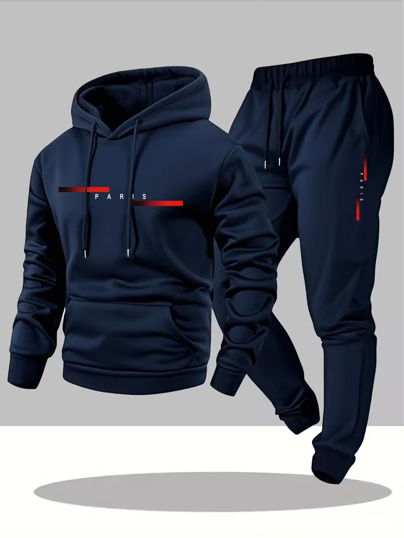 Men'S Fashion Designer - Conjunto de Sudadera con Capucha y