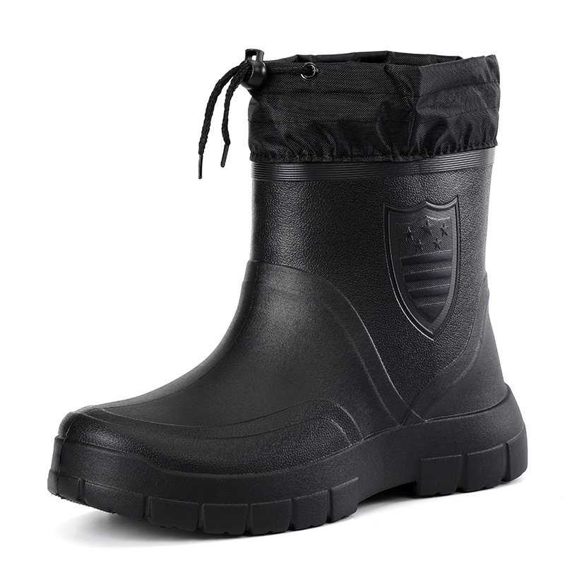Mens Fashion Winter 2025 - Botas de lluvia versátiles para hombre,