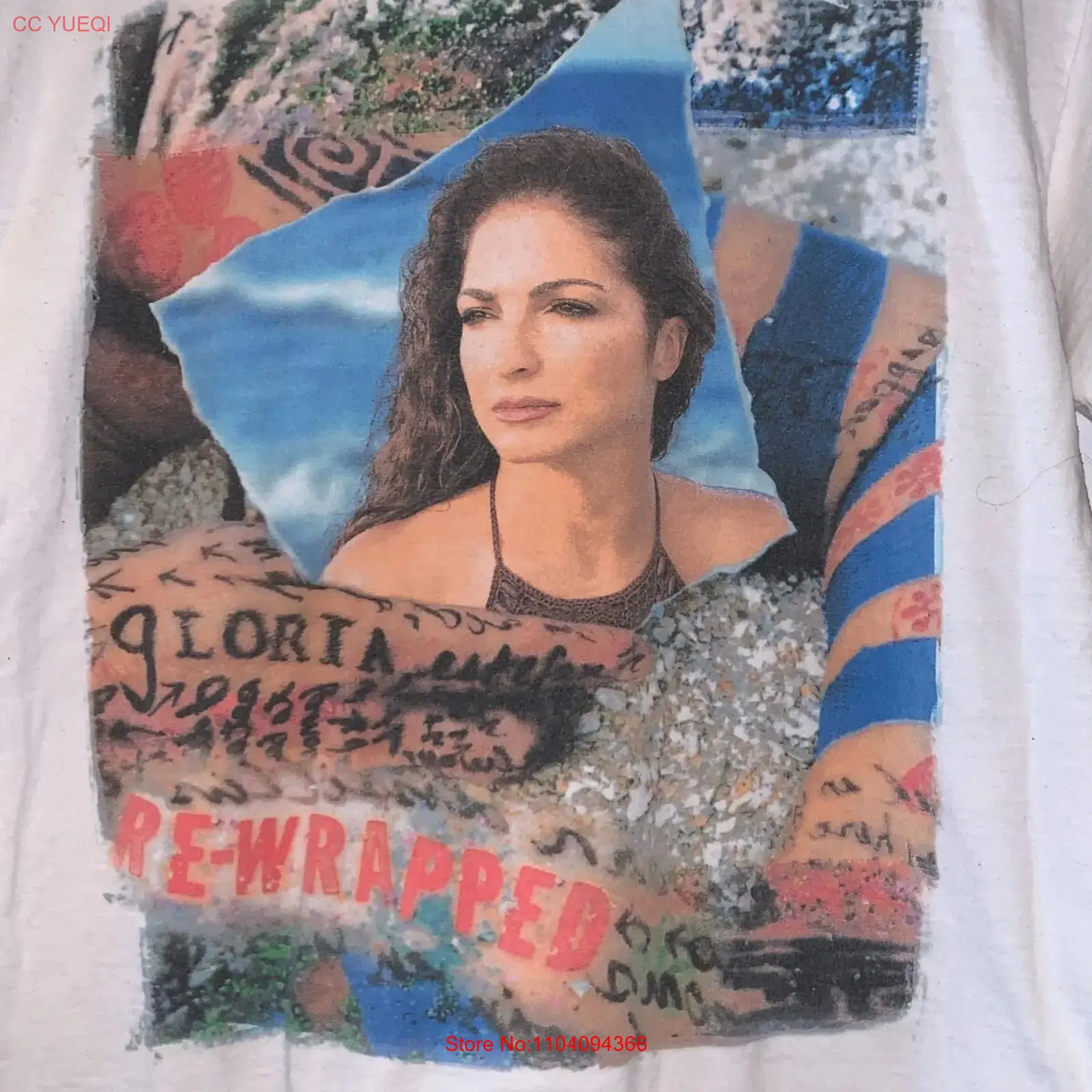 Men'S Fashion Everyday - Camiseta Vintage Gloria Estefan Live Re-Wrapped