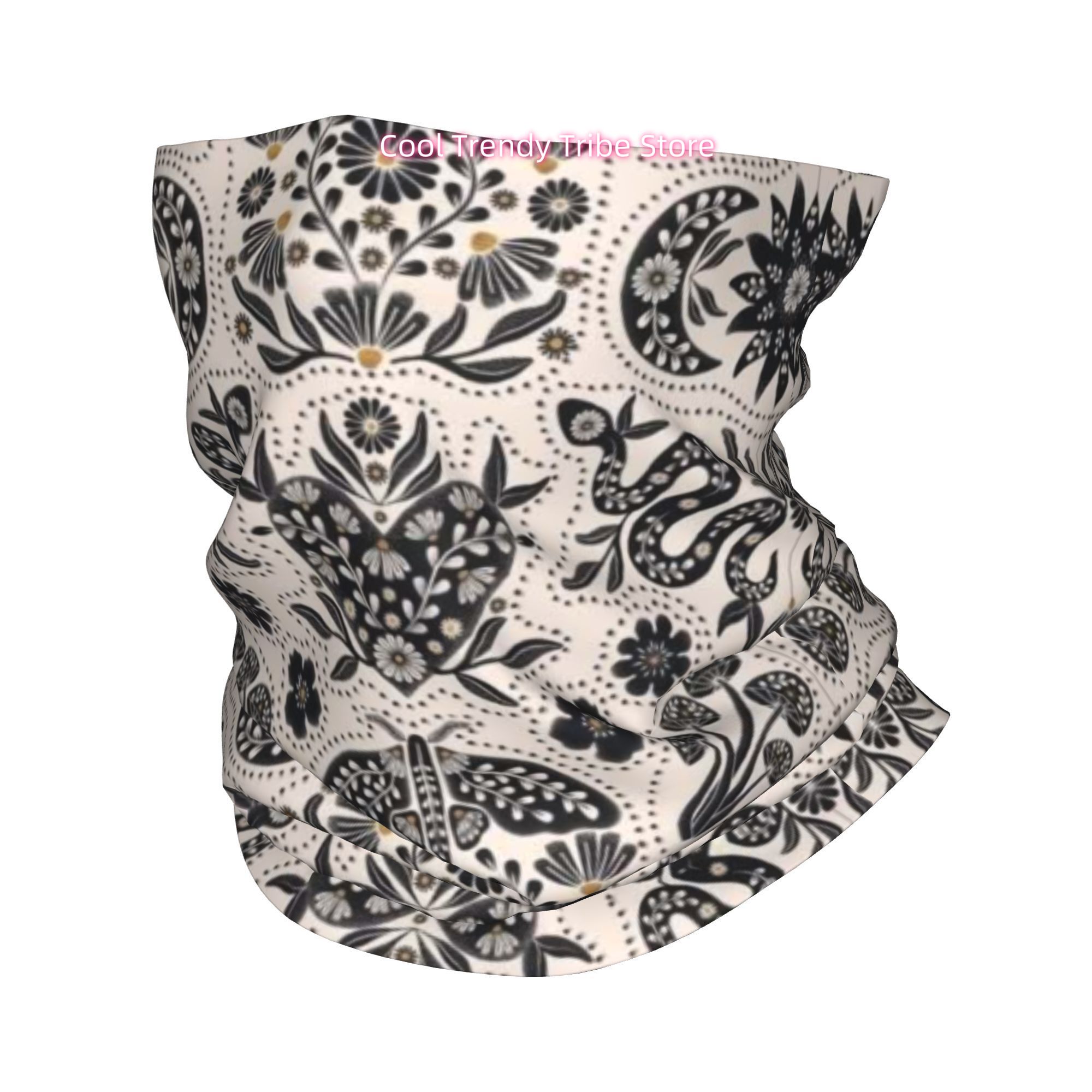 Men'S Fashion Head Scarf - Bandana con estampado decorativo de plantas