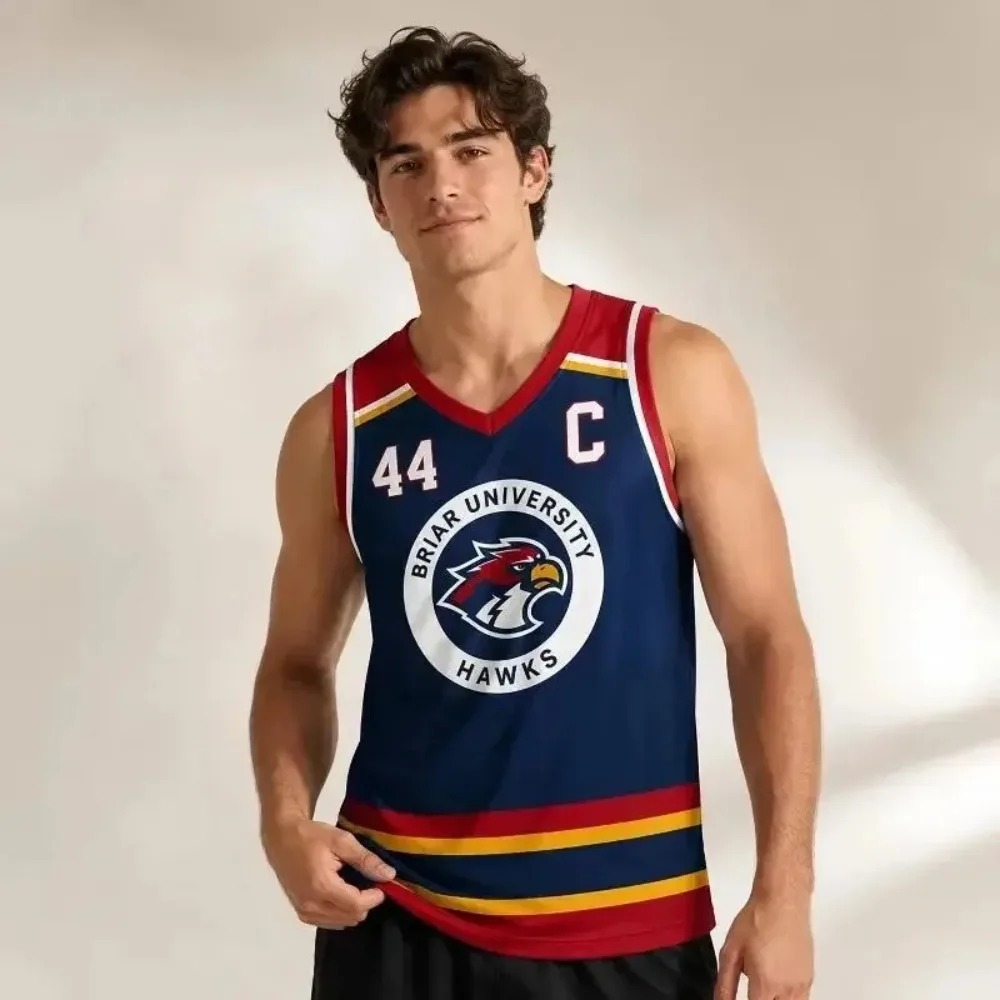Men'S Fashion University - Camiseta de Baloncesto sin Mangas para