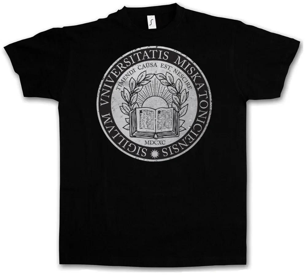 Men'S Fashion University - Camiseta con diseño de Miskatonic University