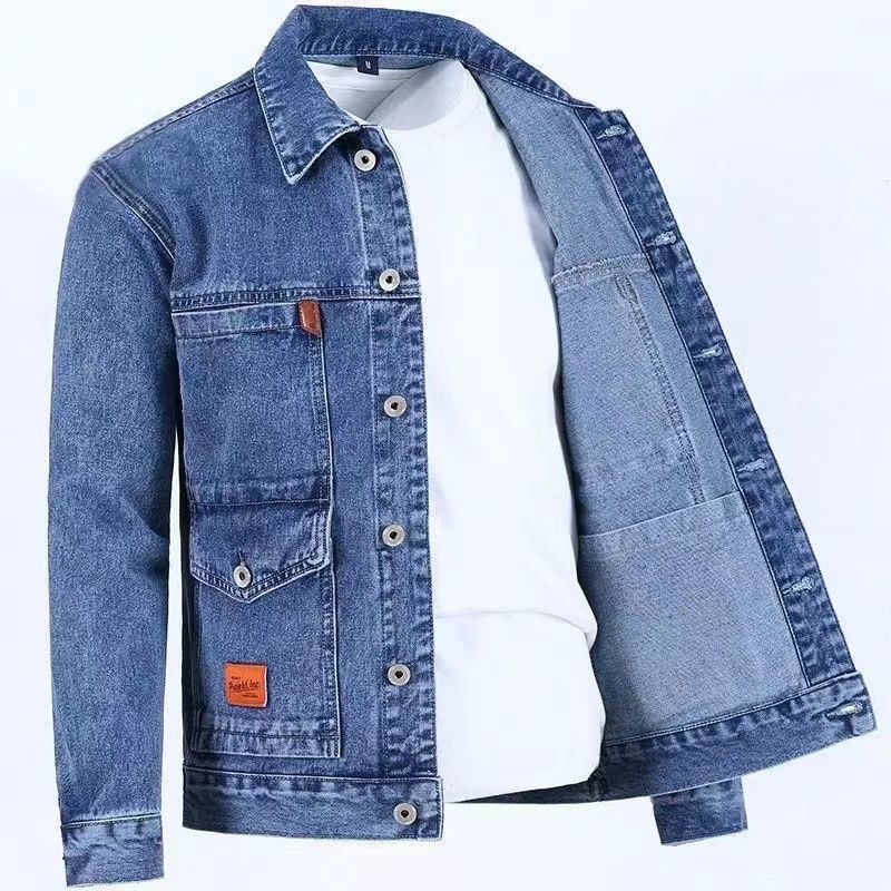 2023 primavera y otoño nueva t - Mens Fashion Denim Jacket reseña y precio