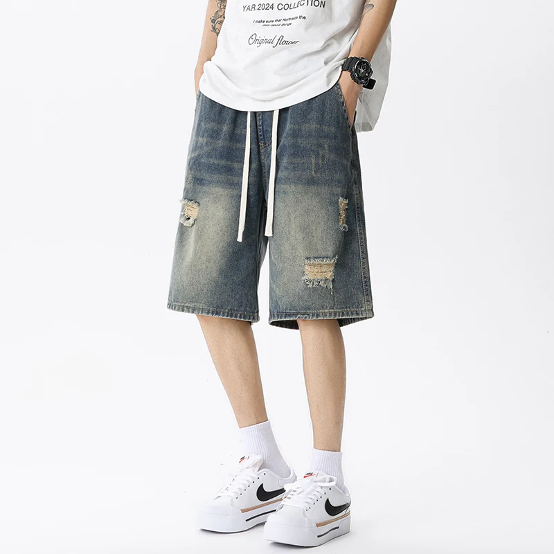 Pantalones cortos vaqueros fin - Men'S Fashion Overalls reseña y precio