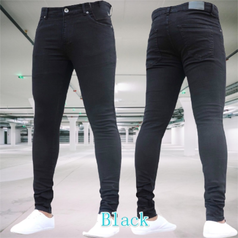 Pantalones vaqueros elásticos  - Skinny Jeans Ripped reseña y precio