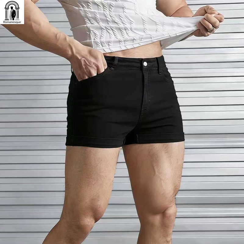 Shorts de Mezclilla Blancos Aj - Skinny Jeans Ripped reseña y precio