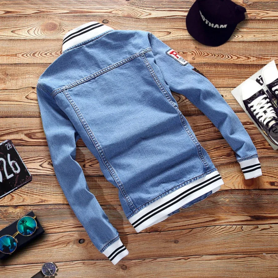 Nuevo 2026 chaquetas vaqueras  - Mens Fashion Denim Jacket reseña y precio