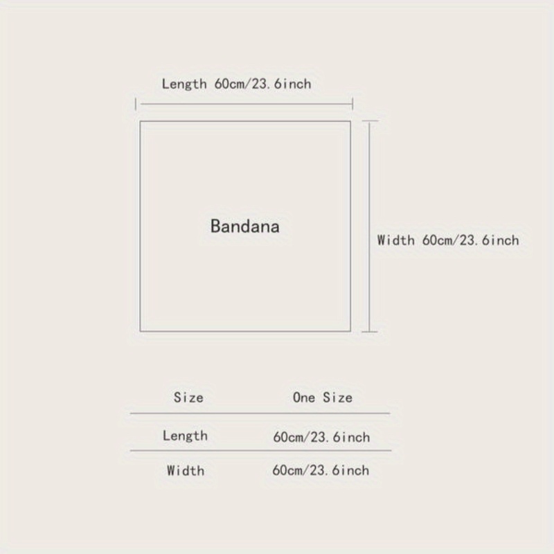 Envoltura cuadrada con estampa - Men'S Fashion Head Scarf reseña y precio