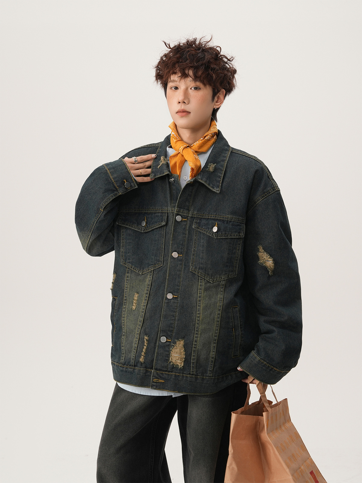 Chaqueta vaquera americana de  - Mens Fashion Denim Jacket reseña y precio
