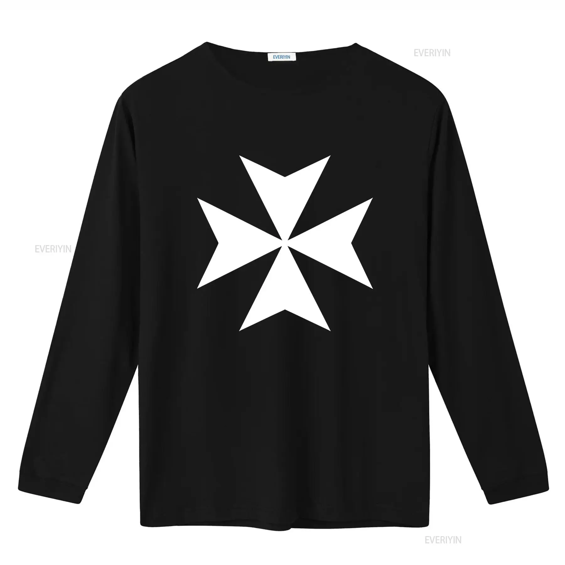 Camiseta con cruz de Malta, di - Military Shirt Men reseña y precio