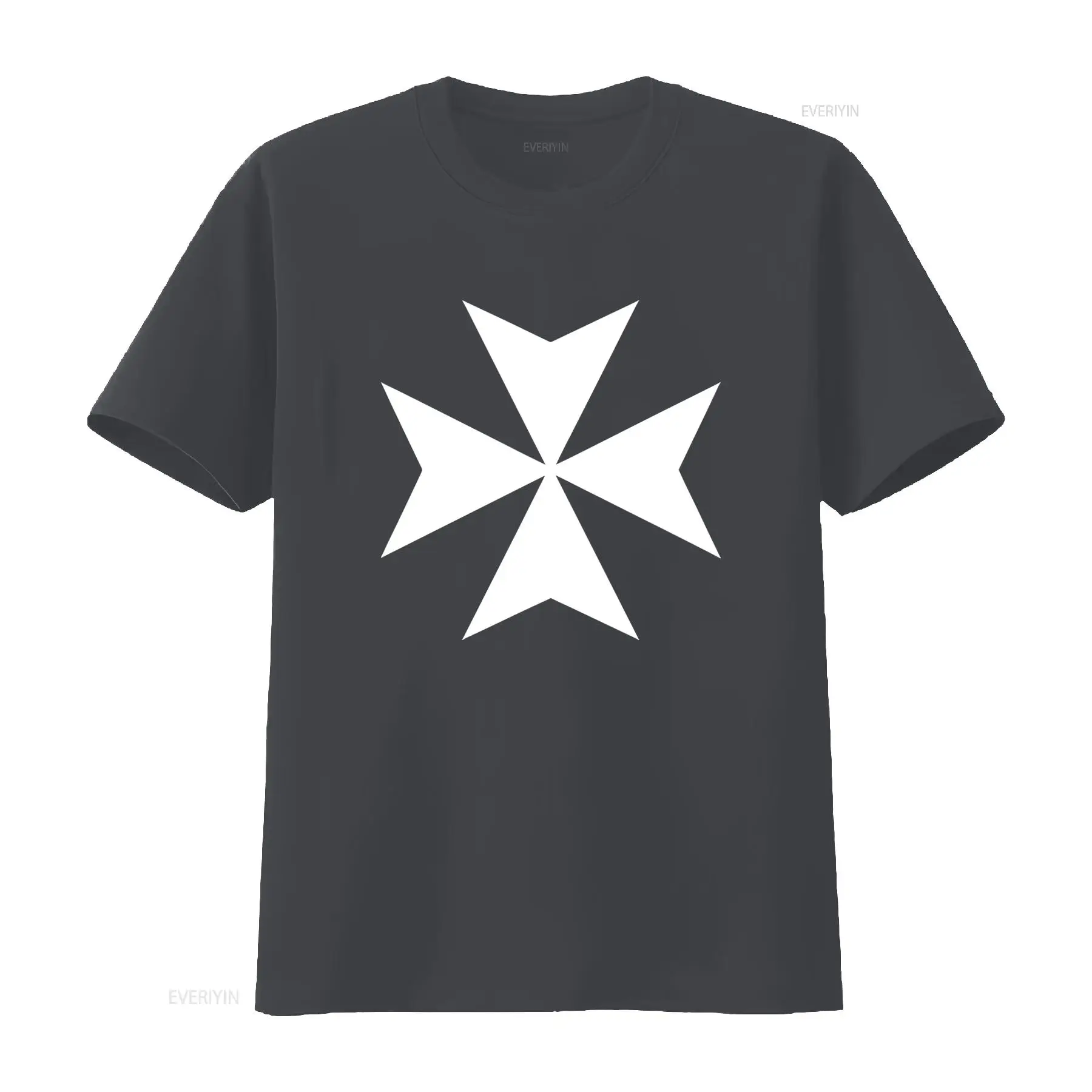 Camiseta con cruz de Malta, di - Military Shirt Men reseña y precio
