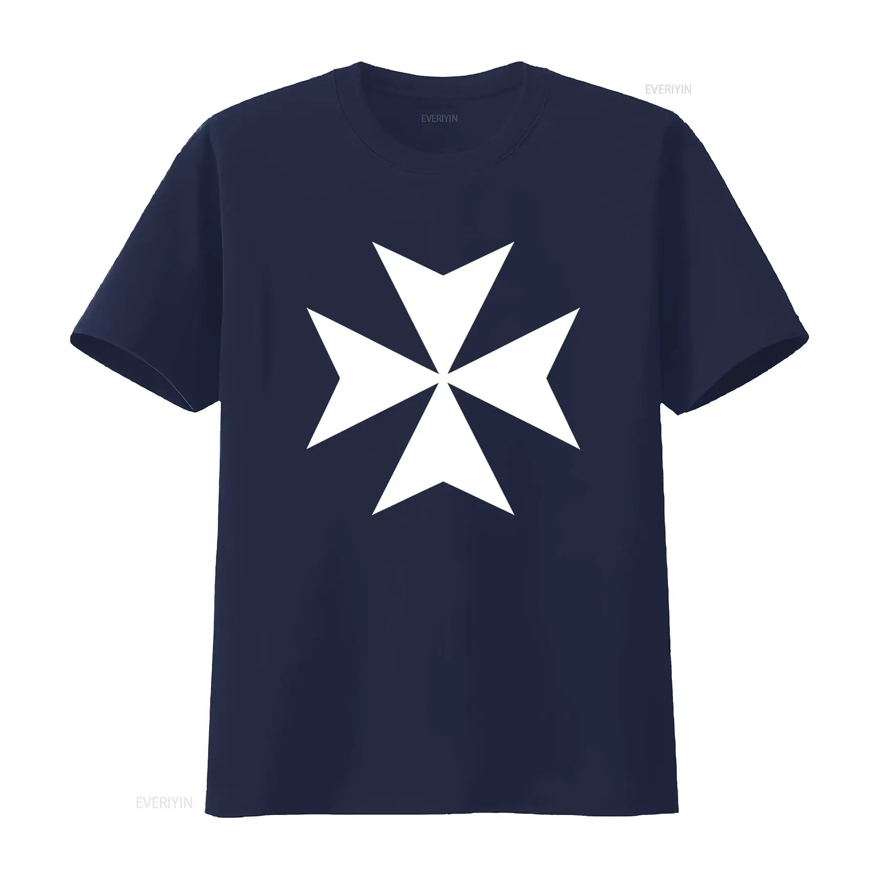 Camiseta con cruz de Malta, di - Military Shirt Men reseña y precio