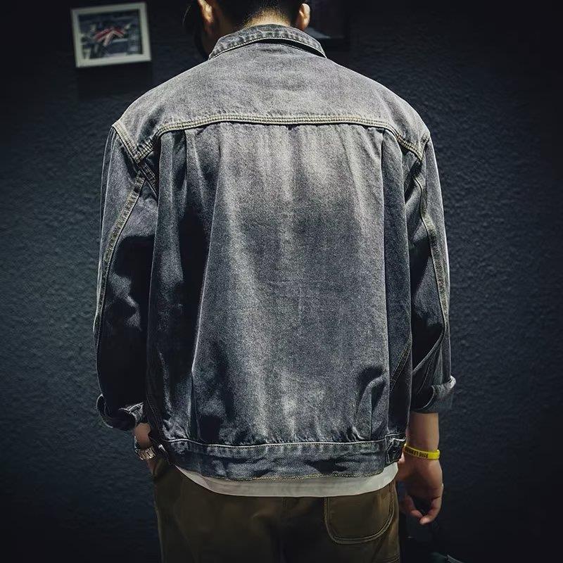 Chaqueta vaquera de alta calid - Mens Fashion Denim Jacket reseña y precio