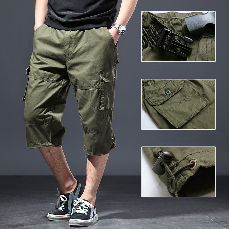 Pantalones 3/4 de Algodón para - Men'S Fashion Overalls reseña y precio