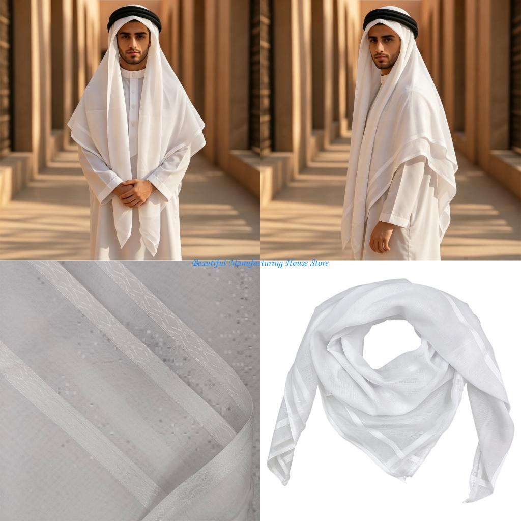 E56A Bufanda árabe gasa Hijab  - Men'S Fashion Everyday reseña y precio