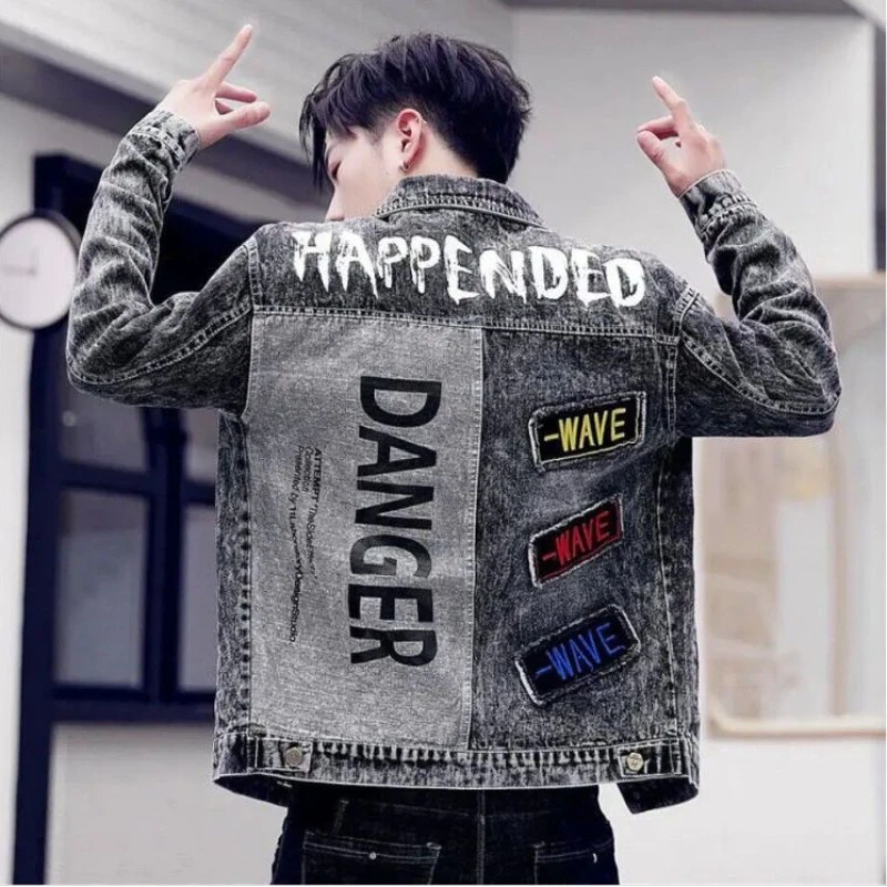 Chaquetas vaqueras ajustadas c - Mens Fashion Denim Jacket reseña y precio