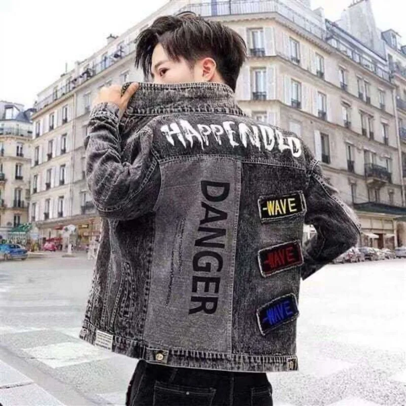Chaquetas vaqueras ajustadas c - Mens Fashion Denim Jacket reseña y precio