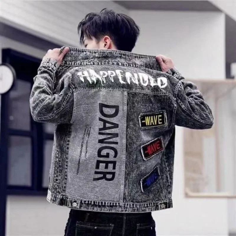 Chaquetas vaqueras ajustadas c - Mens Fashion Denim Jacket reseña y precio