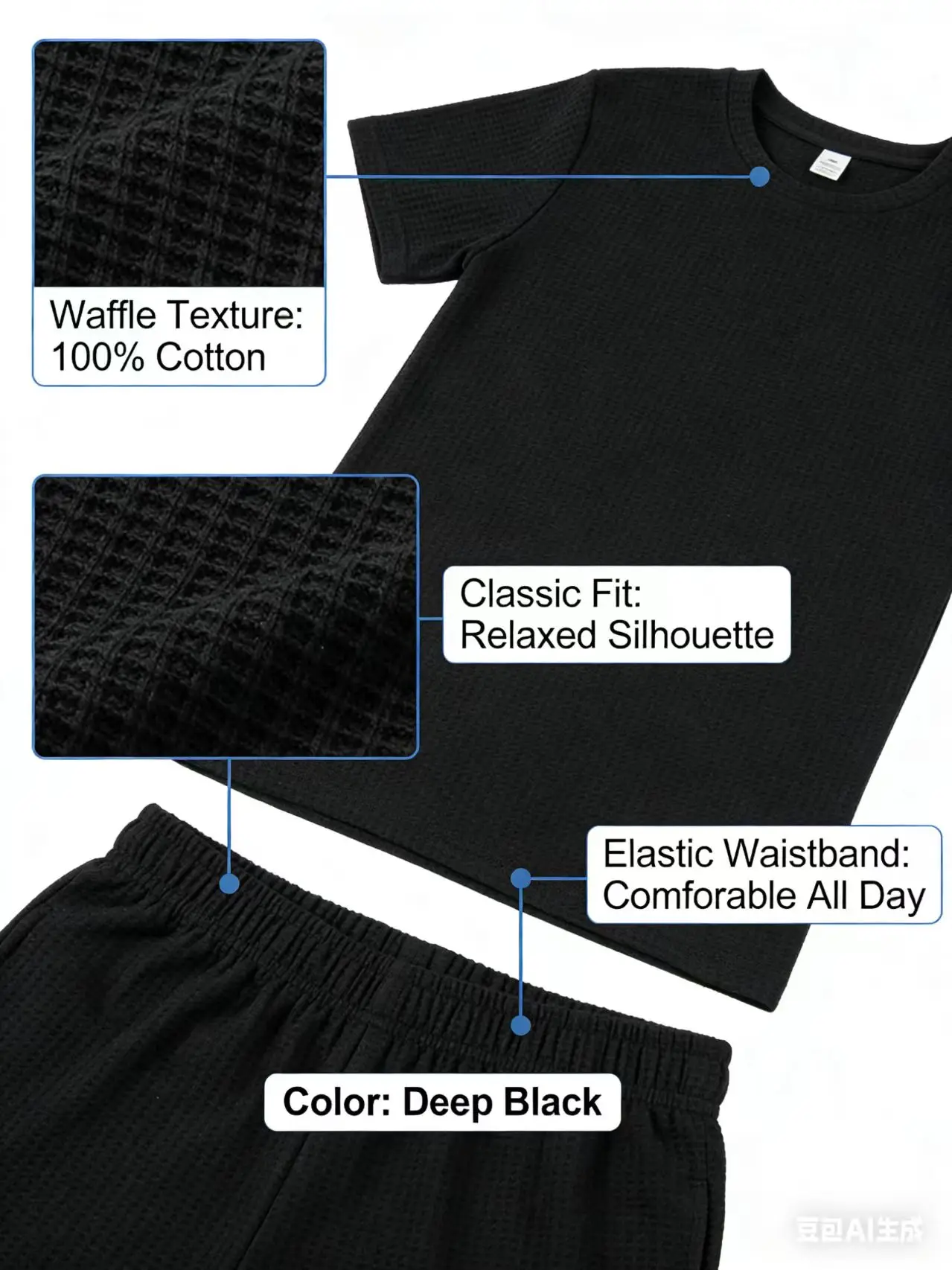 Conjunto de camiseta y pantalo - Mens Fashion Clothes reseña y precio