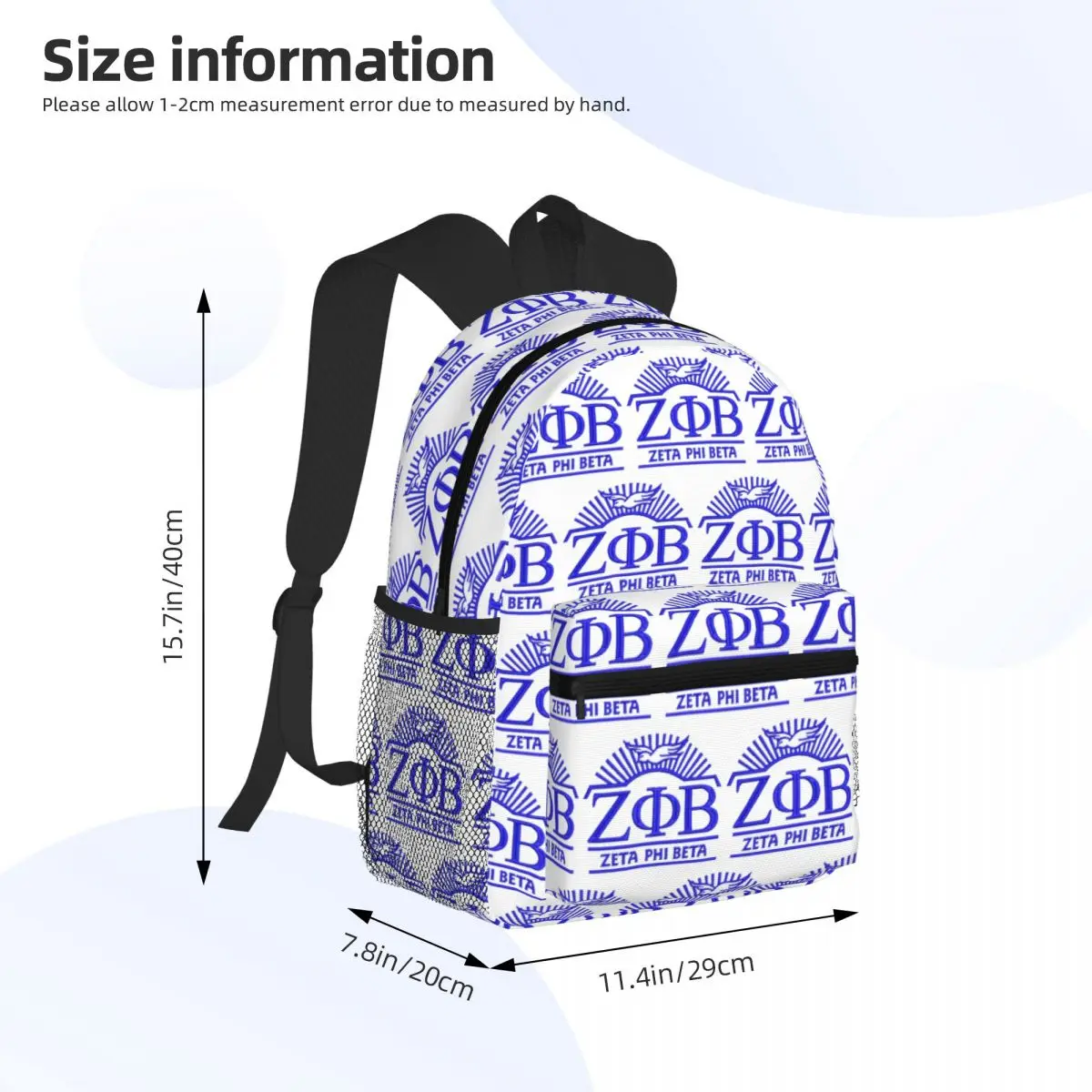 Mochila escolar Zeta Phi Beta  - Mens Fashion In 1920 reseña y precio