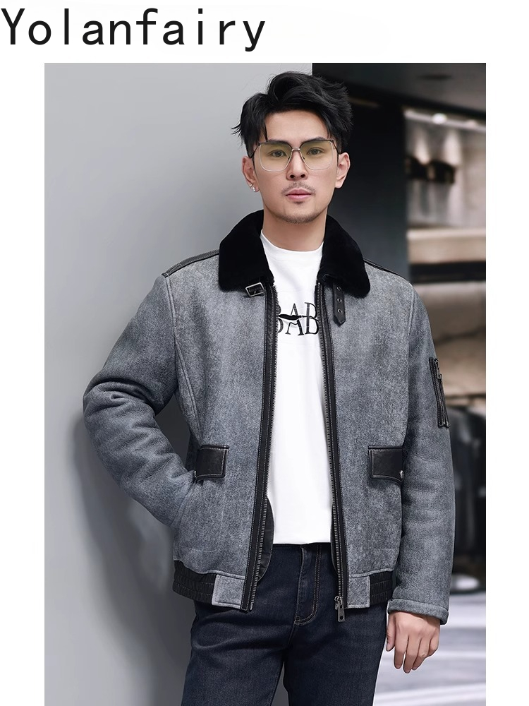 YOLANFAIRY abrigo corto de pie - Mens Fashion Winter 2025 reseña y precio