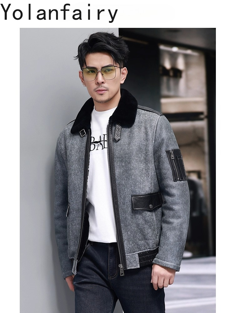 YOLANFAIRY abrigo corto de pie - Mens Fashion Winter 2025 reseña y precio