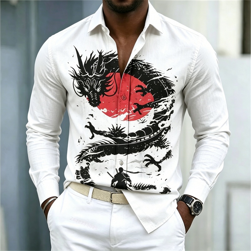 Camisa de Hombre 2026, Blanca, - Mens Fashion Clothes reseña y precio