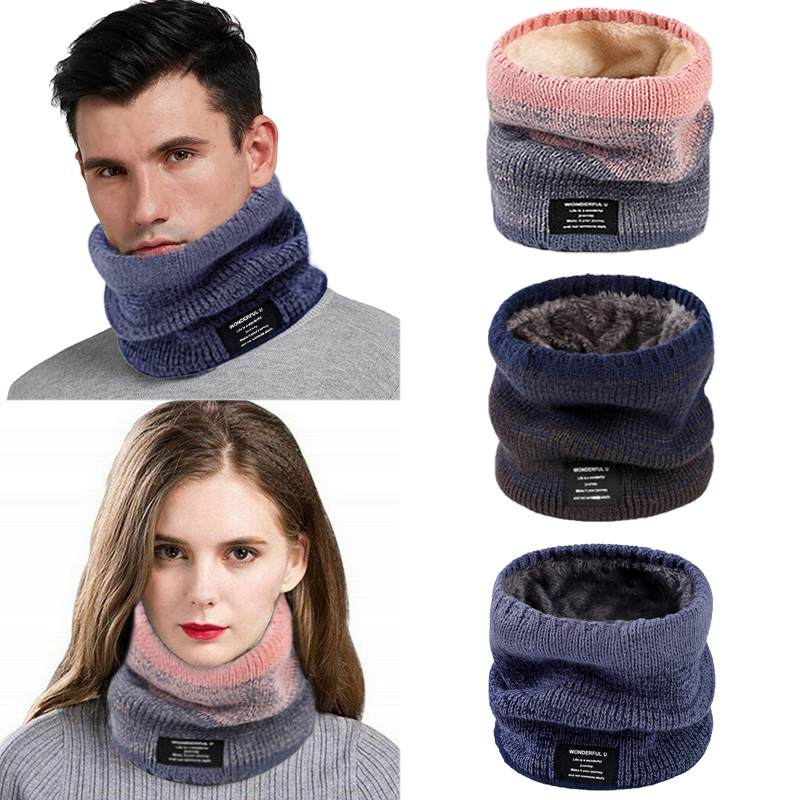 Bufanda de punto con gradiente - Men'S Fashion Head Scarf reseña y precio