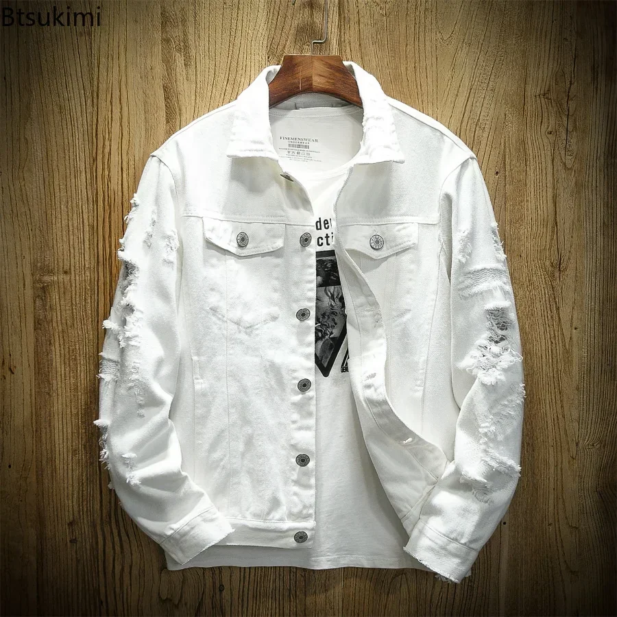 Nueva Chaqueta de Mezclilla pa - Mens Fashion Denim Jacket reseña y precio