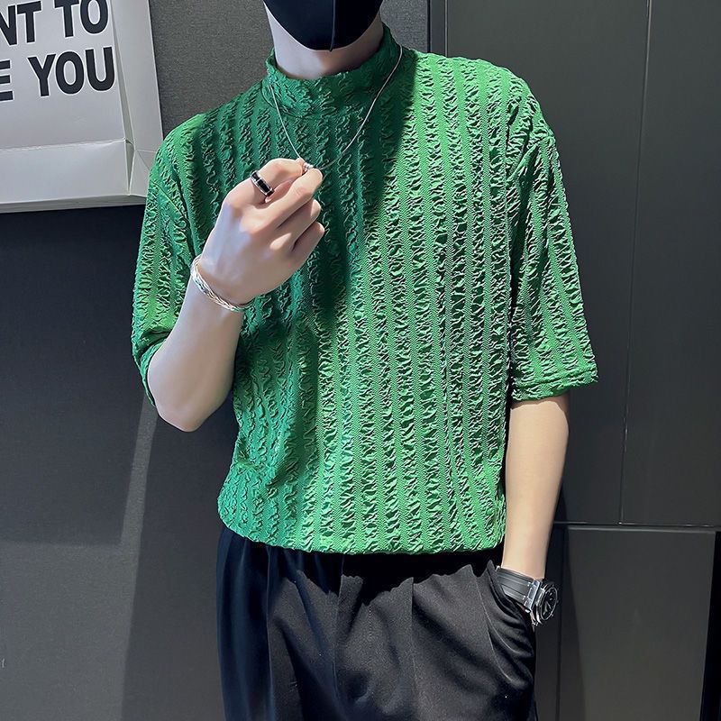 Camiseta de Manga Corta con Cu - Men'S Fashion Looks 2026 reseña y precio