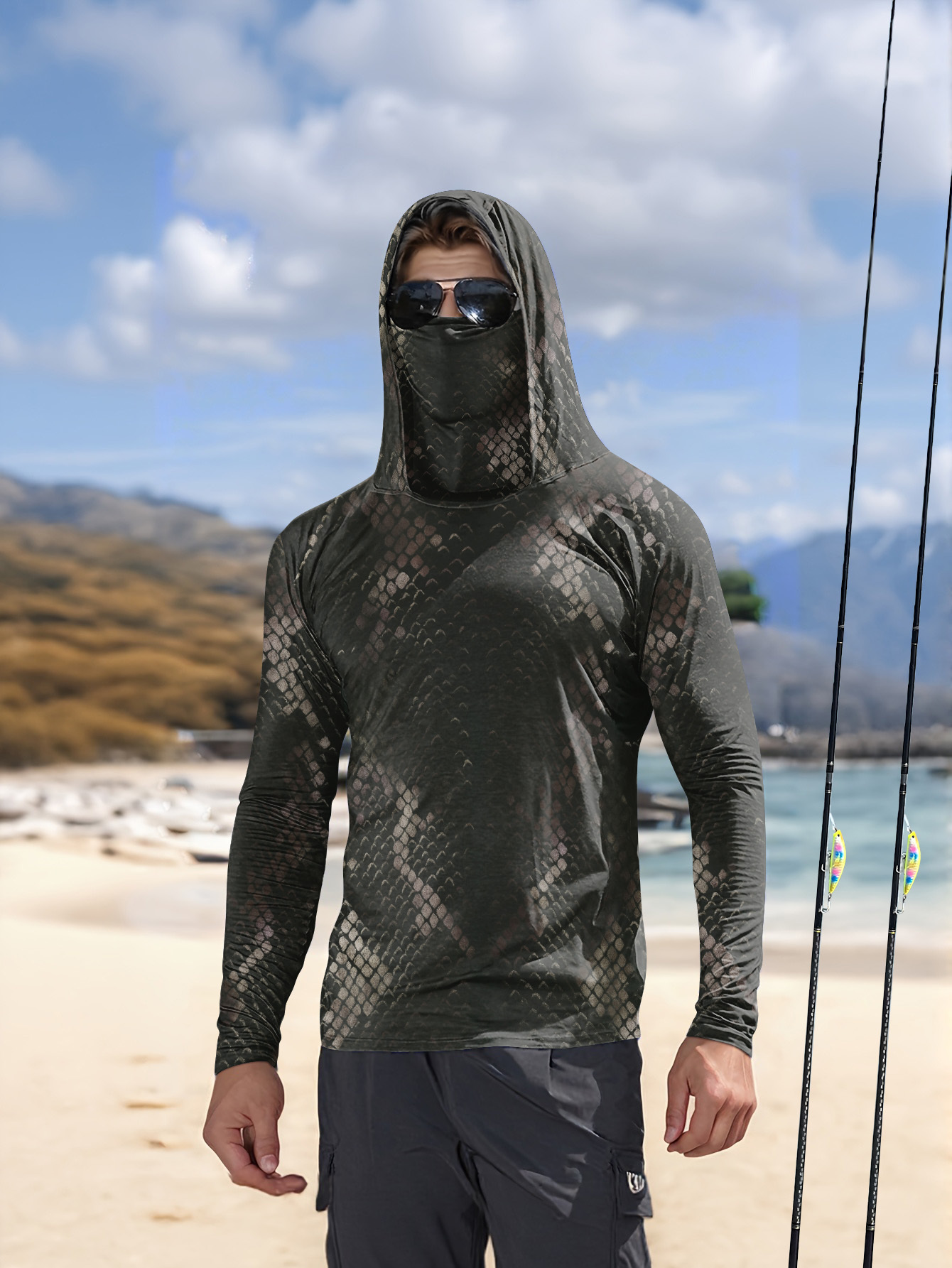Camisa de Pesca para Hombre co - Military Shirt Men reseña y precio