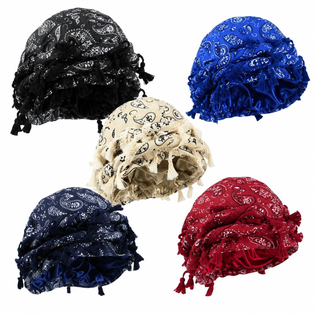 Pañuelo turbante unisex de sat - Men'S Fashion Head Scarf reseña y precio