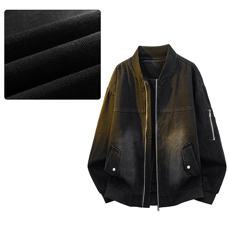 Chaqueta deportiva de primaver - Mens Fashion Denim Jacket reseña y precio