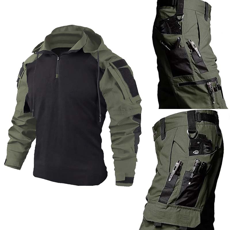 Conjunto de camisa y pantalone - Military Shirt Men reseña y precio