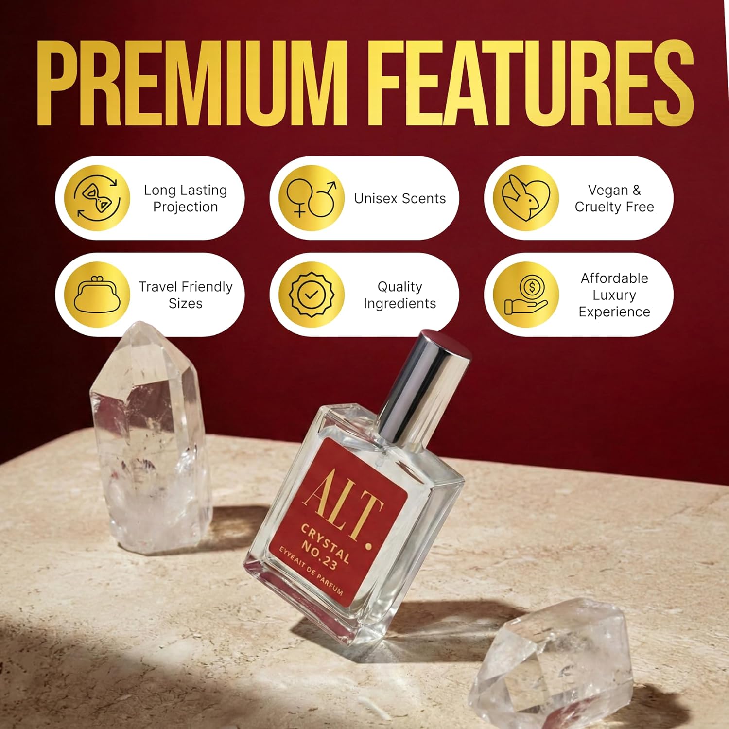 ALT. Fragancias Crystal No. 23 - Men'S Fashion Perfume reseña y precio