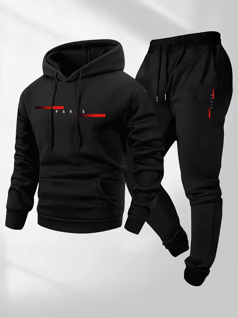 Conjunto de Sudadera con Capuc - Men'S Fashion Designer reseña y precio