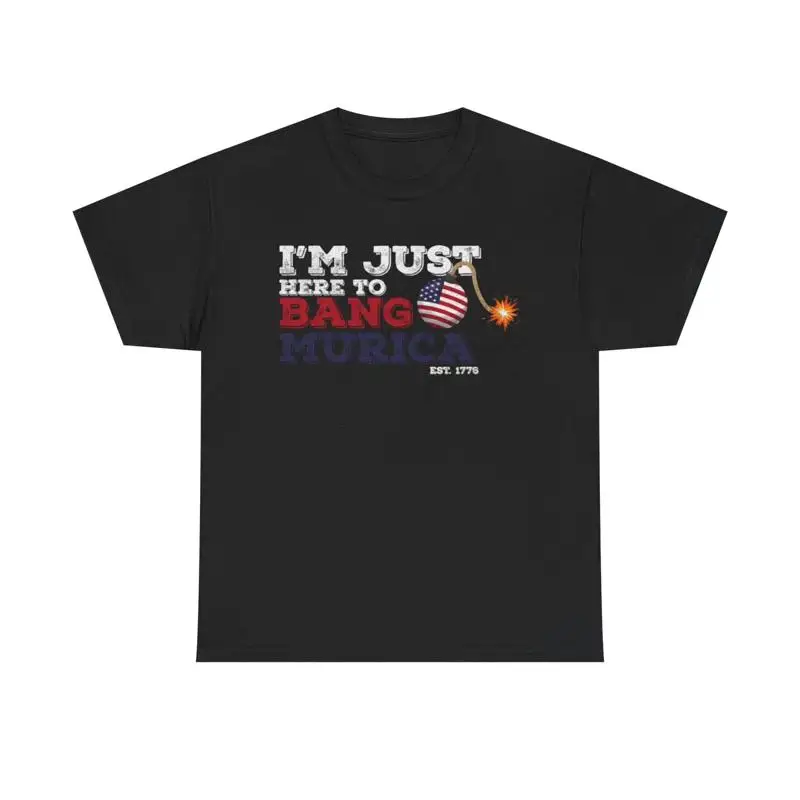Camiseta Im Just Here To Bang  - Military Shirt Men reseña y precio