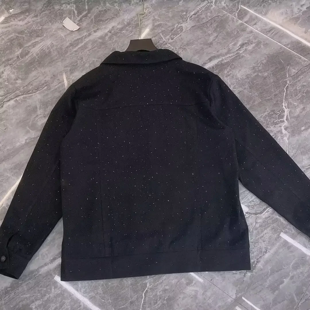 Abrigo vaquero para hombre, ch - Mens Fashion Denim Jacket reseña y precio