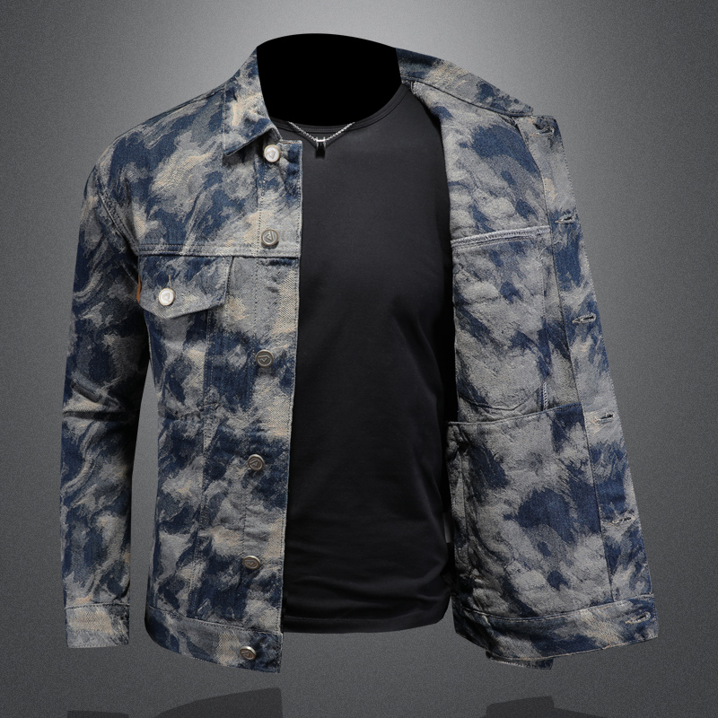 Chaqueta vaquera Vintage de pr - Mens Fashion Denim Jacket reseña y precio