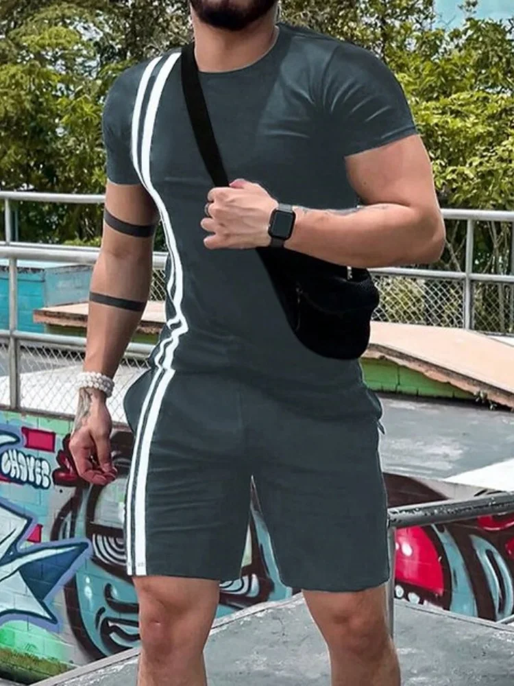 Nuevo Conjunto de Ropa Casual  - Mens Fashion Clothes reseña y precio