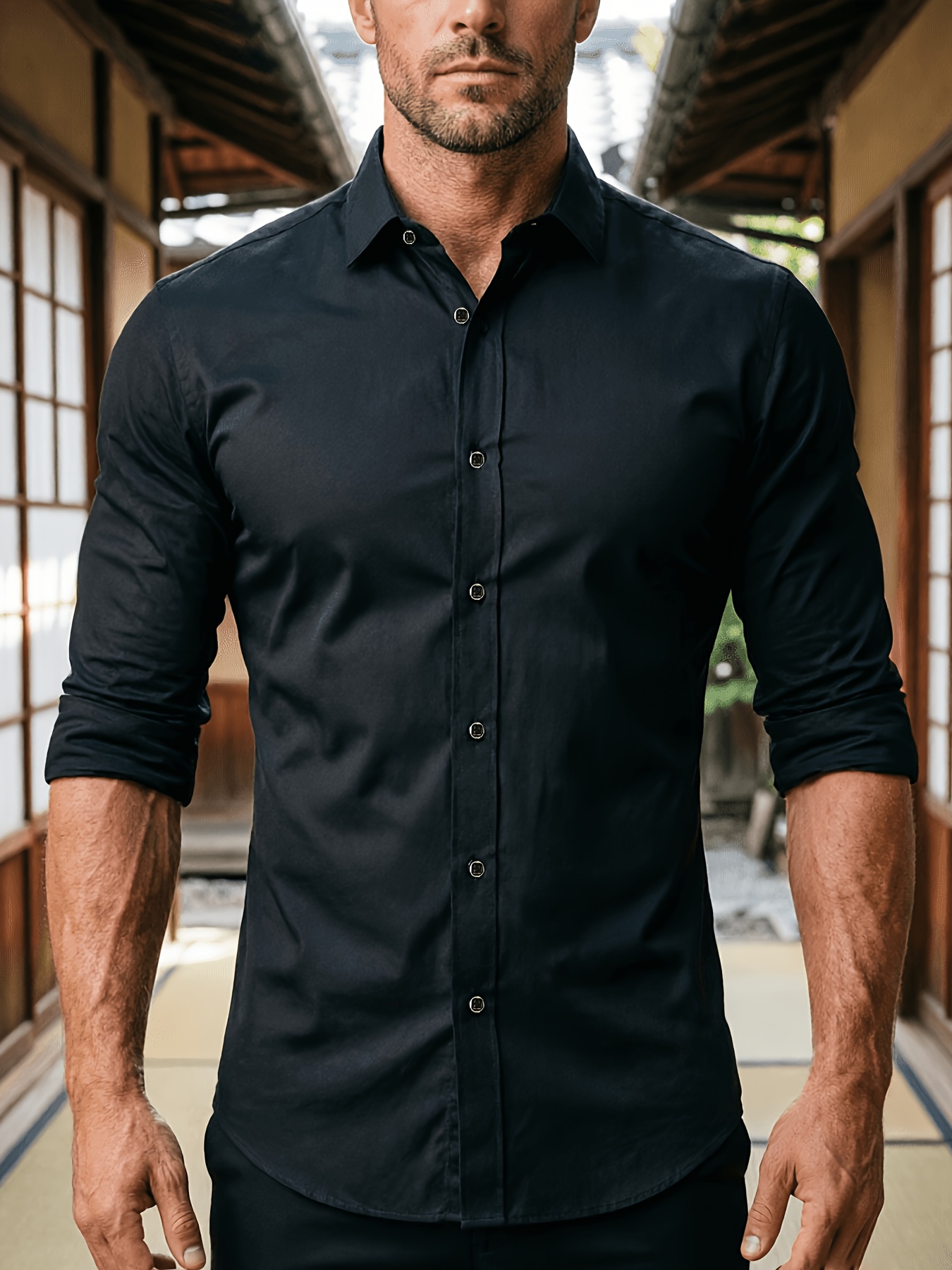 Camisa Elegante de Manga Larga - Men'S Fashion Looks 2026 reseña y precio