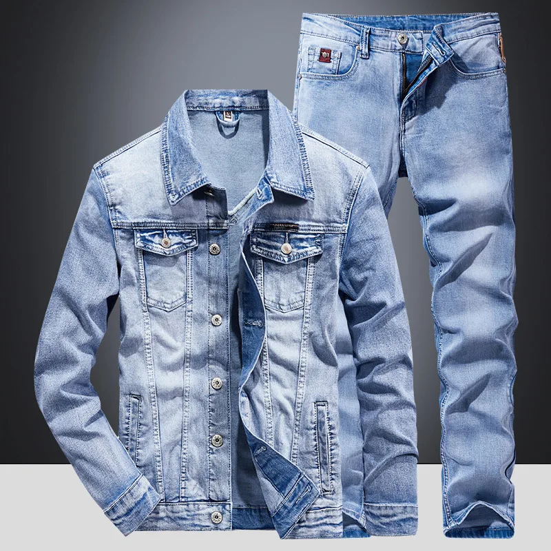 Conjunto de Chaqueta de Mezcli - Mens Fashion Denim Jacket reseña y precio